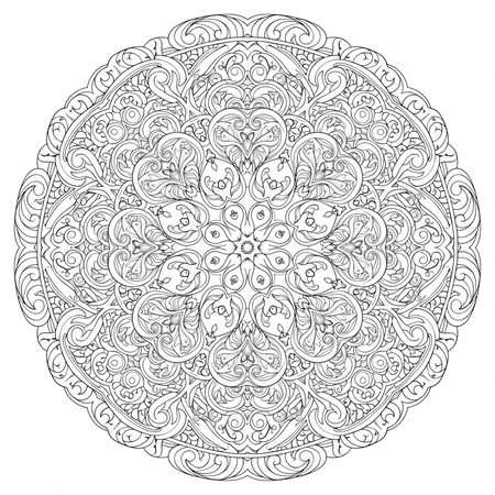 Mandala Abstrait Artistique #14