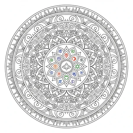 Chakra Mandala #13