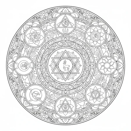 Chakra Mandala #15
