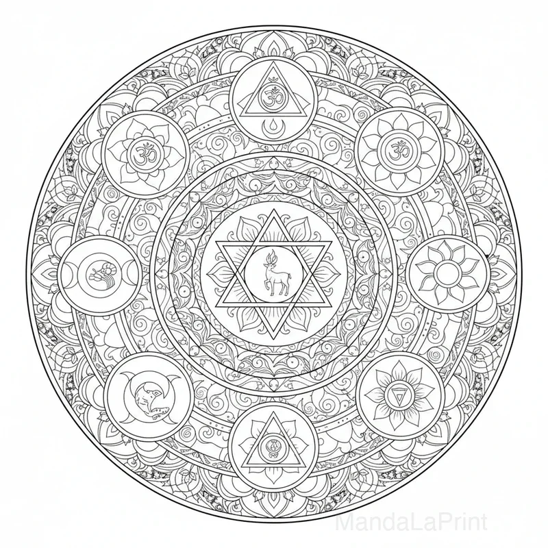 Chakra Mandala #15