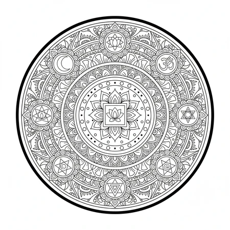 Chakra Mandala #14