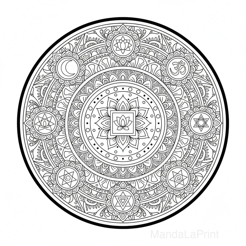 Chakra Mandala #14