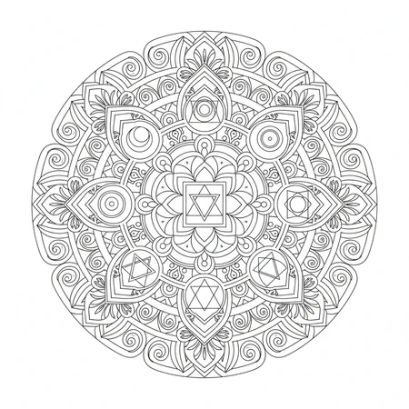 Mandala Chakra #19
