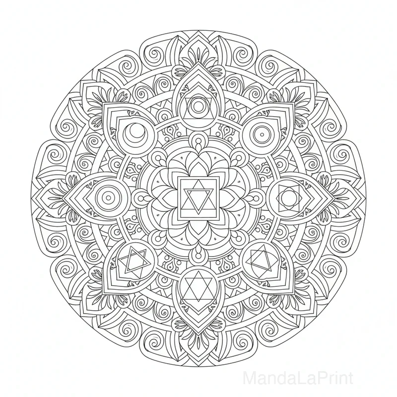 Mandala Chakra #19