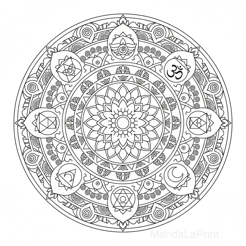 Mandala Chakra #18