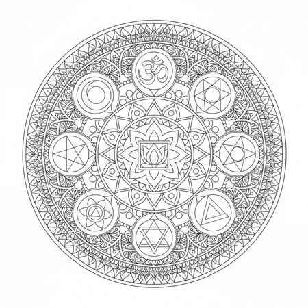 Chakra Mandala #9