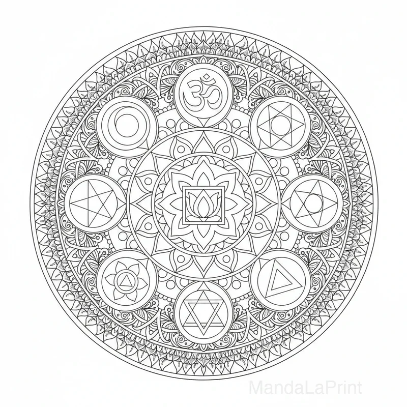 Chakra Mandala #9