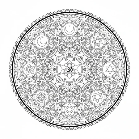 Mandala Chakra #17