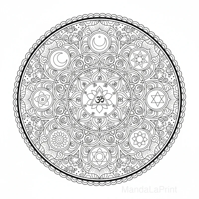 Mandala Chakra #17