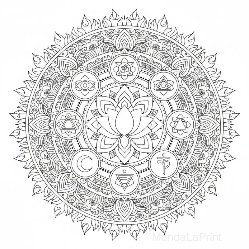 Chakra Mandala #16