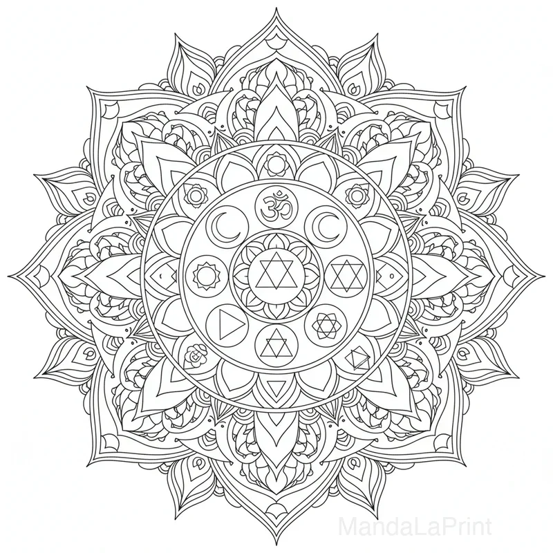 Mandala Chakra #20