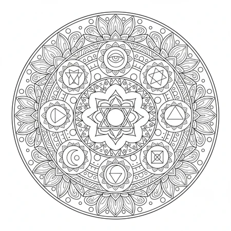 Chakra Mandala #6