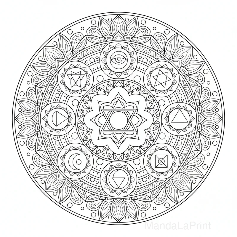 Chakra Mandala #6