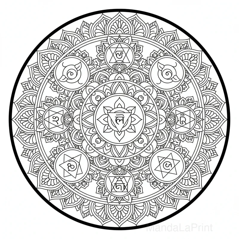 Chakra Mandala #12