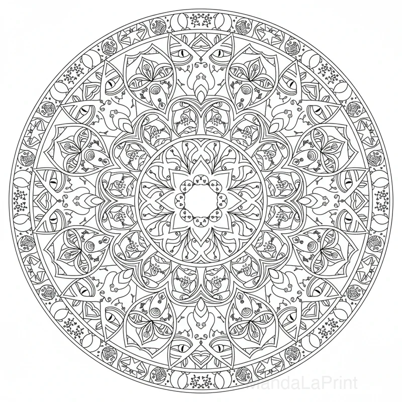 Cat Mandala #11