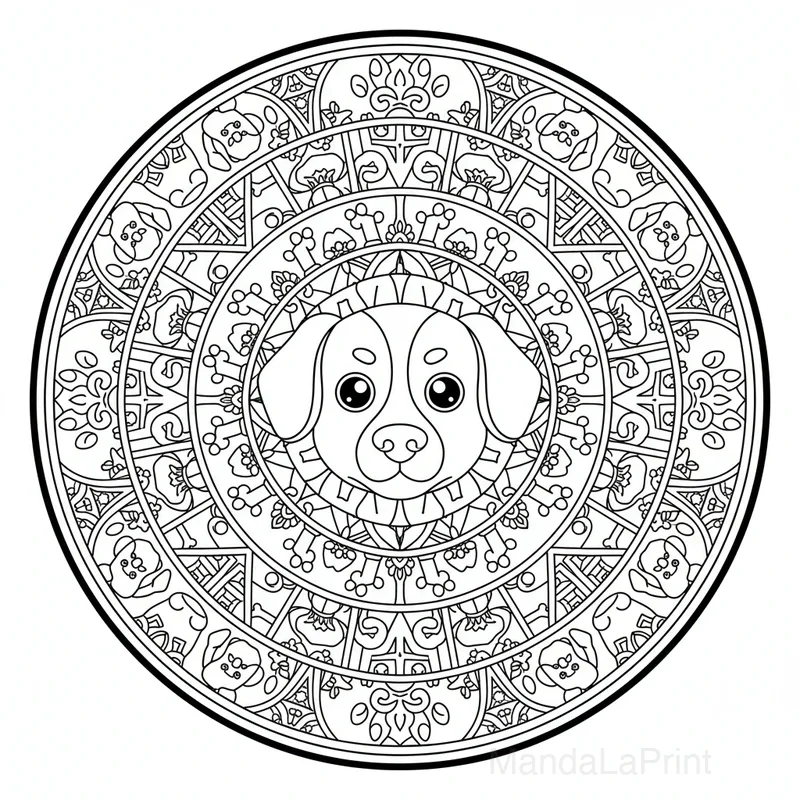 Chien Mandala #1