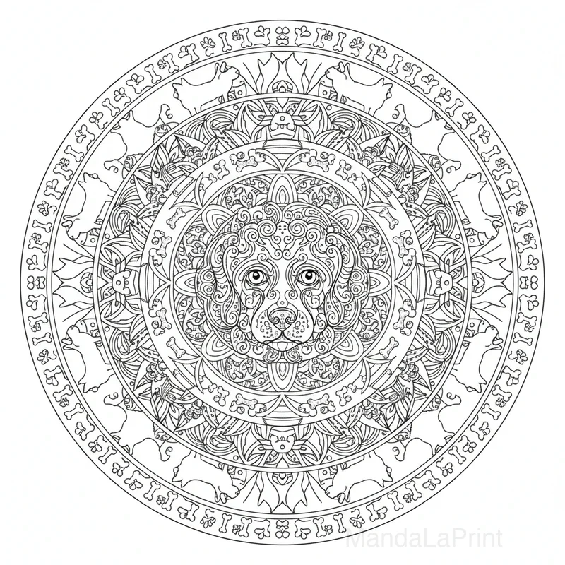 Chien Mandala #14
