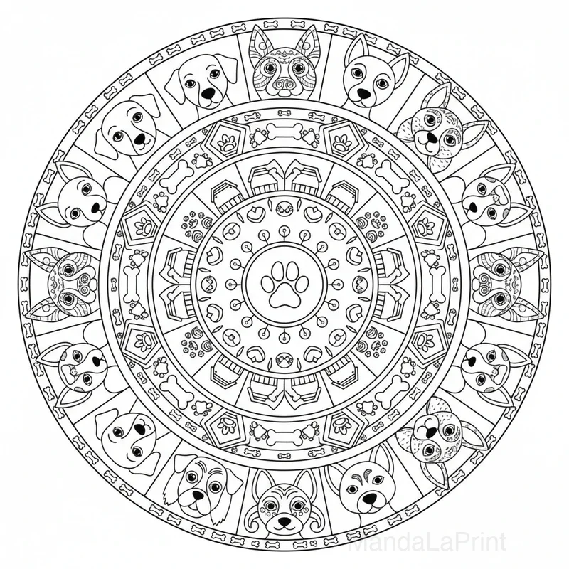 Chien Mandala #18