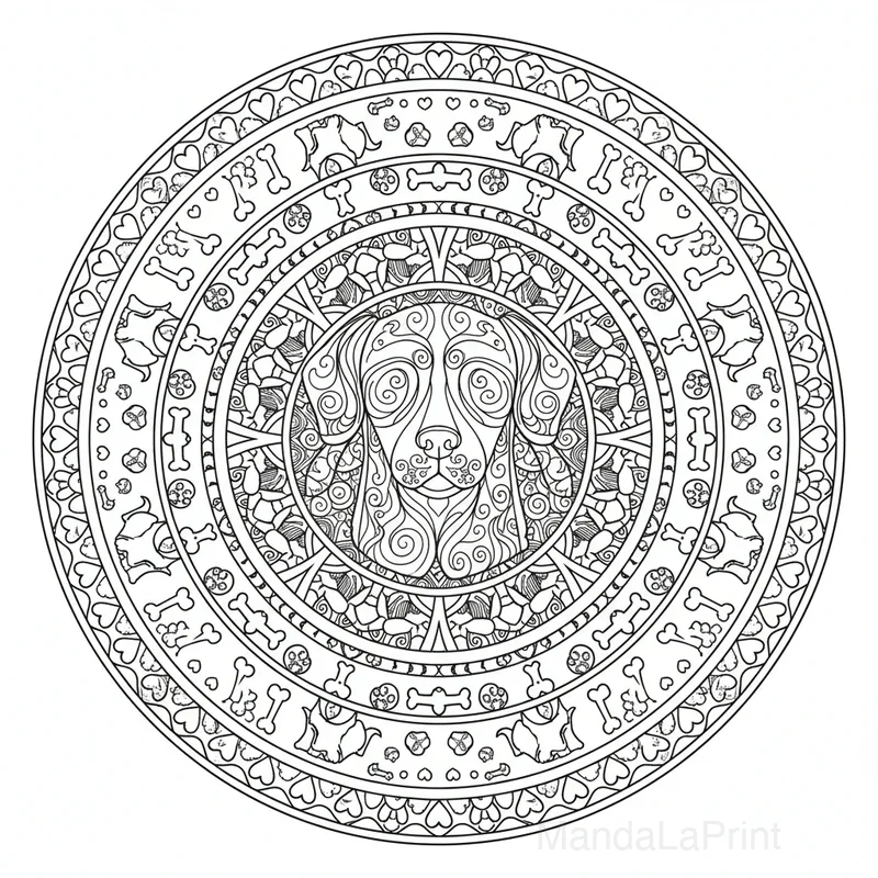 Cane Mandala #7