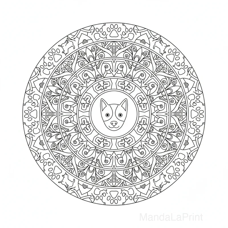 Cane Mandala #16