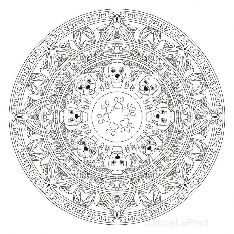 Cane Mandala #12