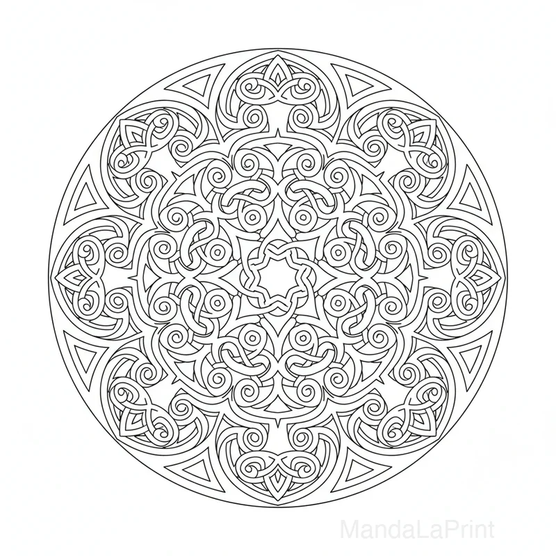 Bohème Motif Mandala #6