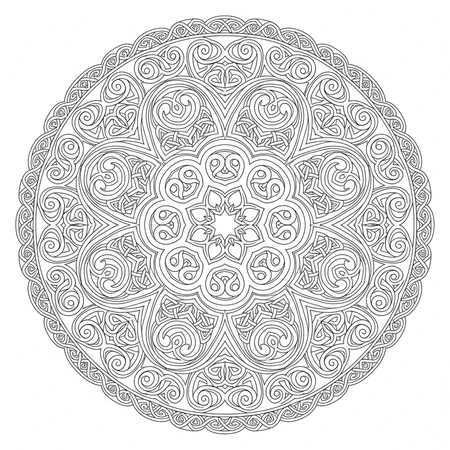 Mandala Abstrait Artistique #3