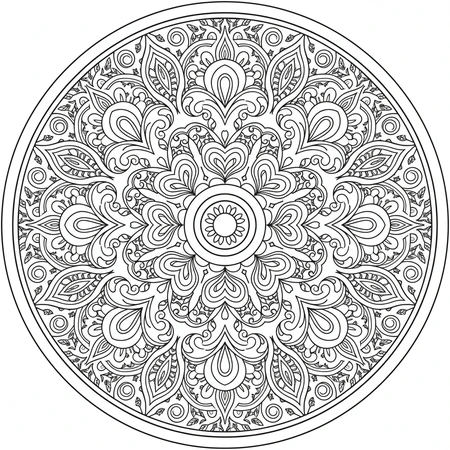 Mandala Paisley Orné #29