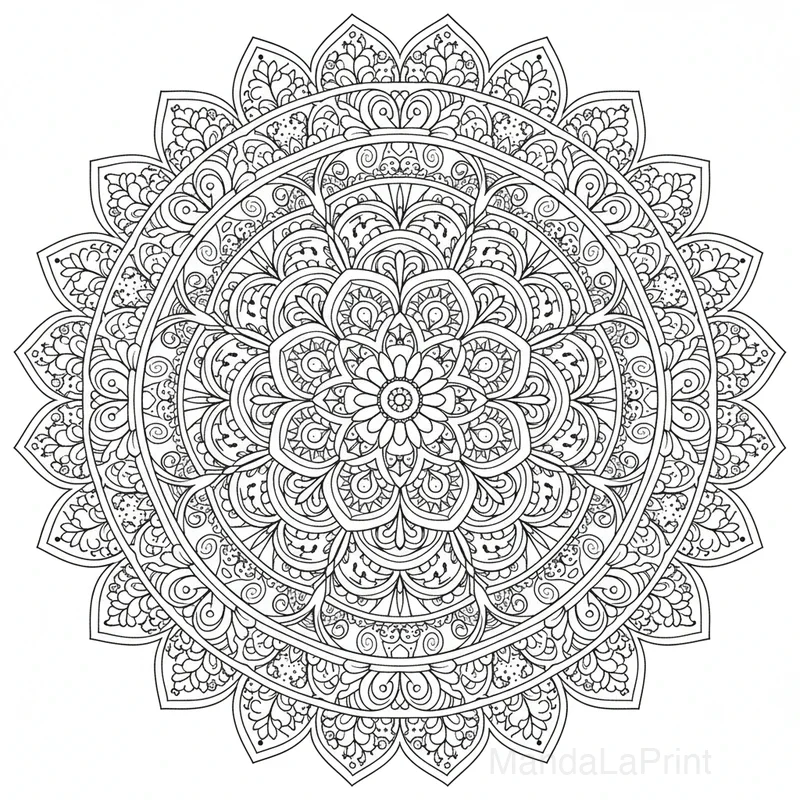 Mandala Motifs Bohèmes #15