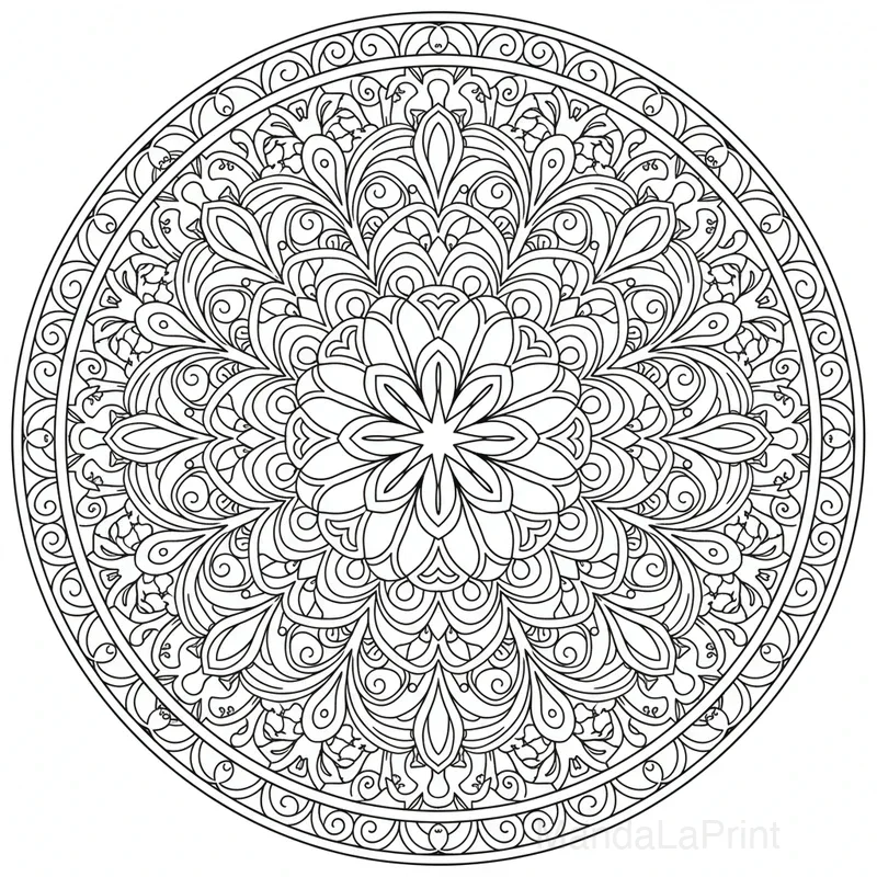 Mandala Zentangle #28