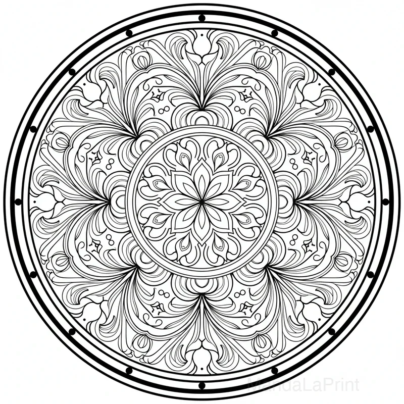 Kunst Nouveau Mandala #25