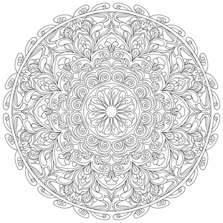 Mandala Motifs Bohèmes #8