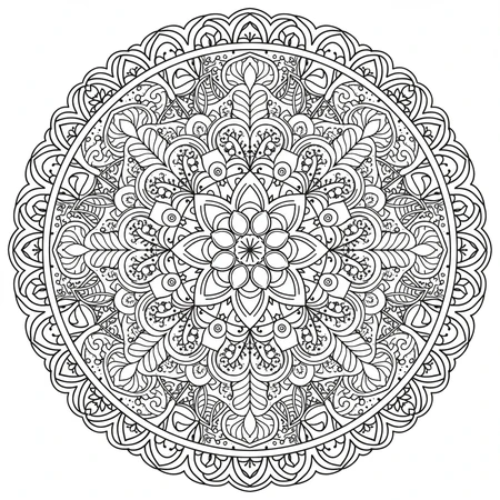 Mandala Créatif Unique #2