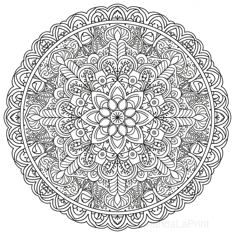 Mandala Créatif Unique #2