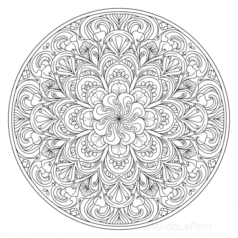 Arte Nouveau Mandala #21