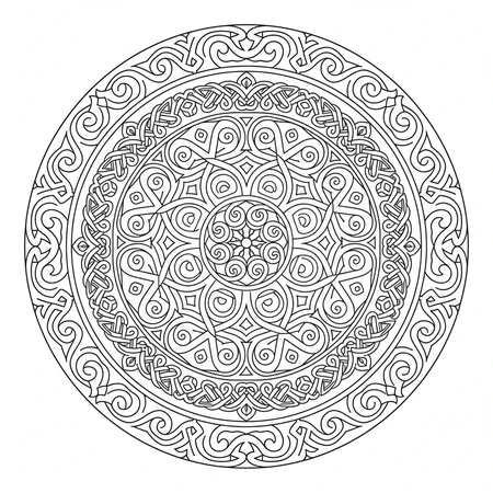 Mandala Noeud Celtique #17