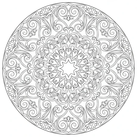 Mandala Créatif Unique #13