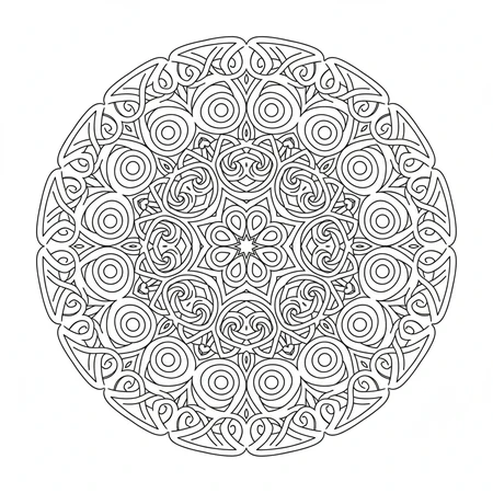 Mandala Noeud Celtique #16