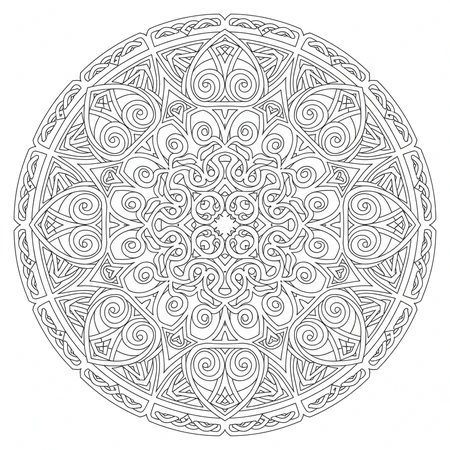 Mandala Noeud Celtique #21