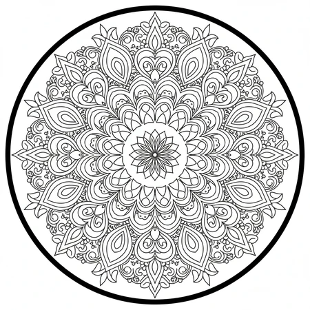 Mandala Paisley Orné #33