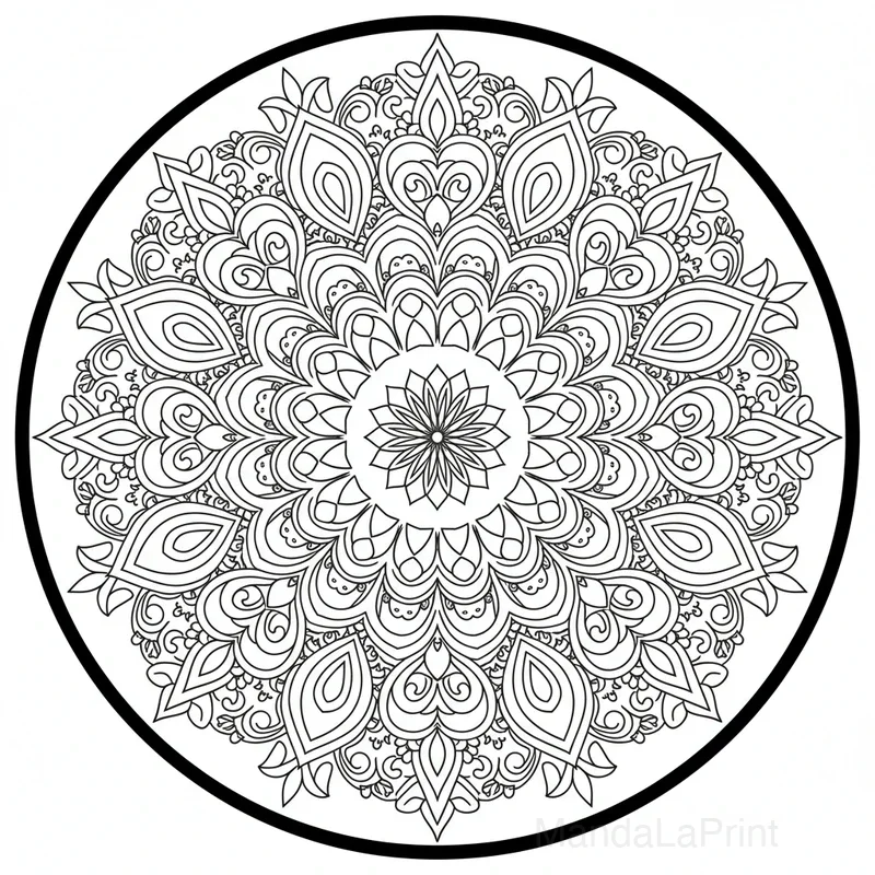 Mandala Paisley Orné #33