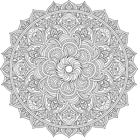Mandala Paisley Orné #31