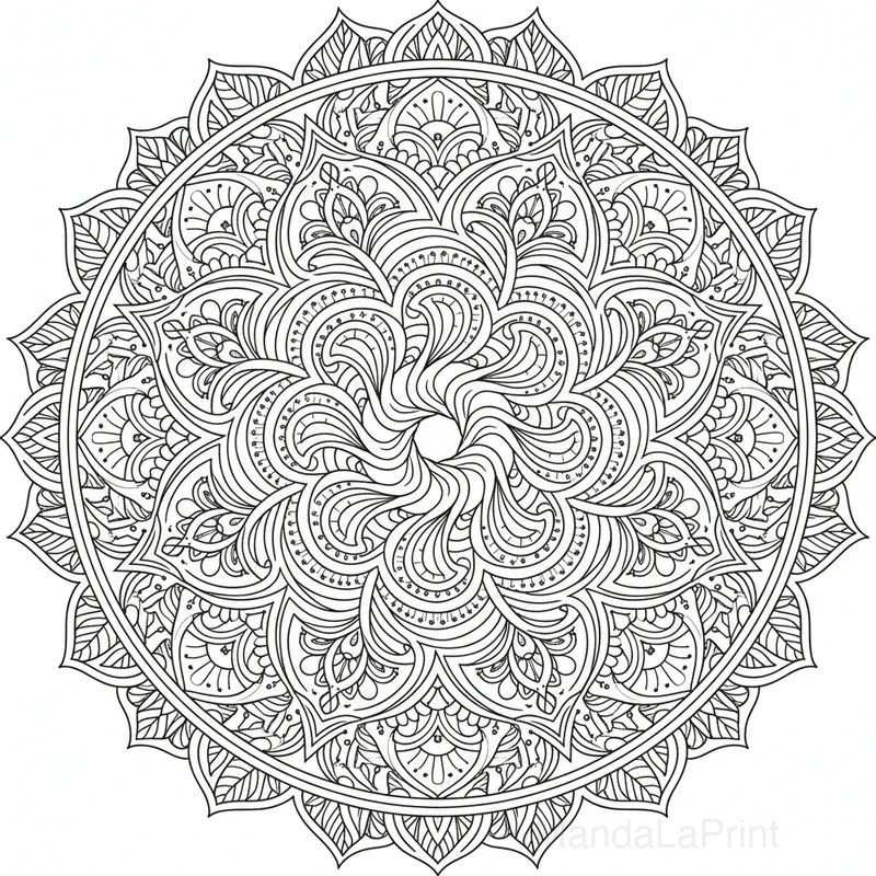 Mandala Paisley Orné #31