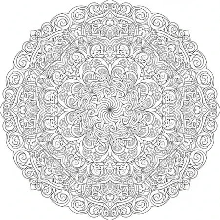 Mandala Psychédélique #34