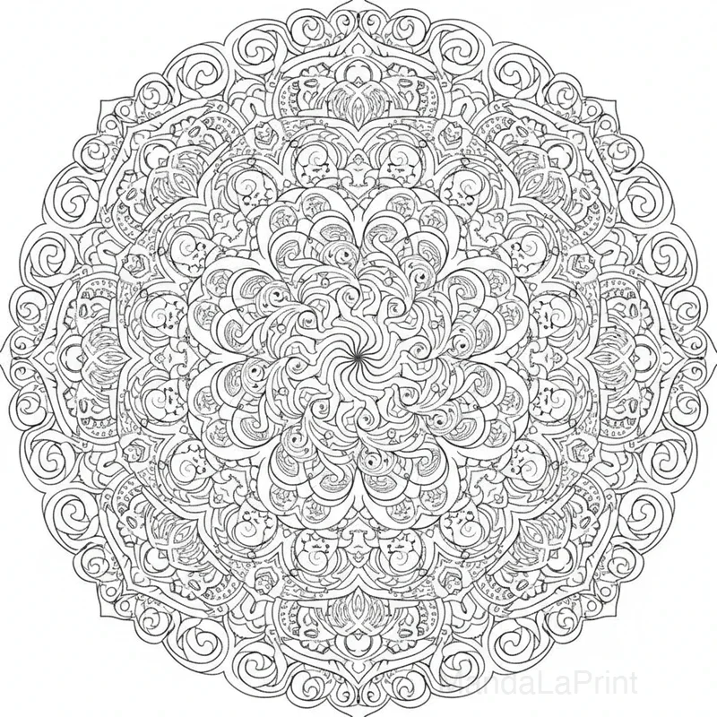 Mandala Psychédélique #34