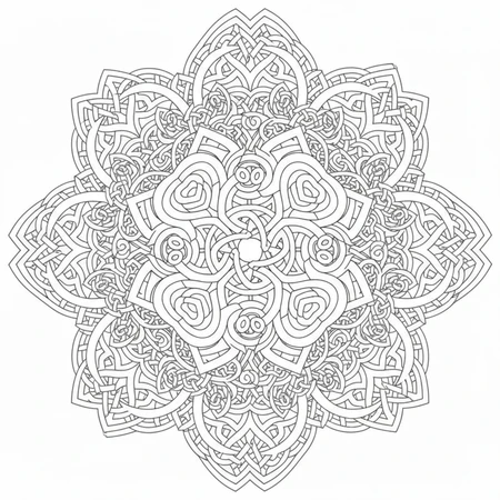 Mandala Noeud Celtique #29
