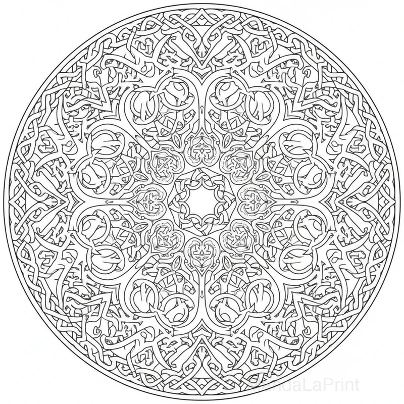 Mandala Noeud Celtique #24