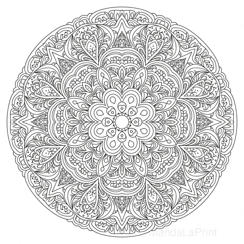 Mandala Paisley Orné #32