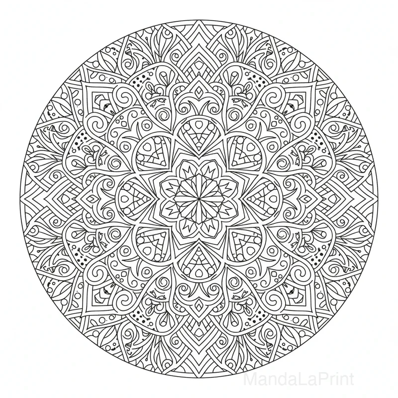 Mandala Zentangle #28