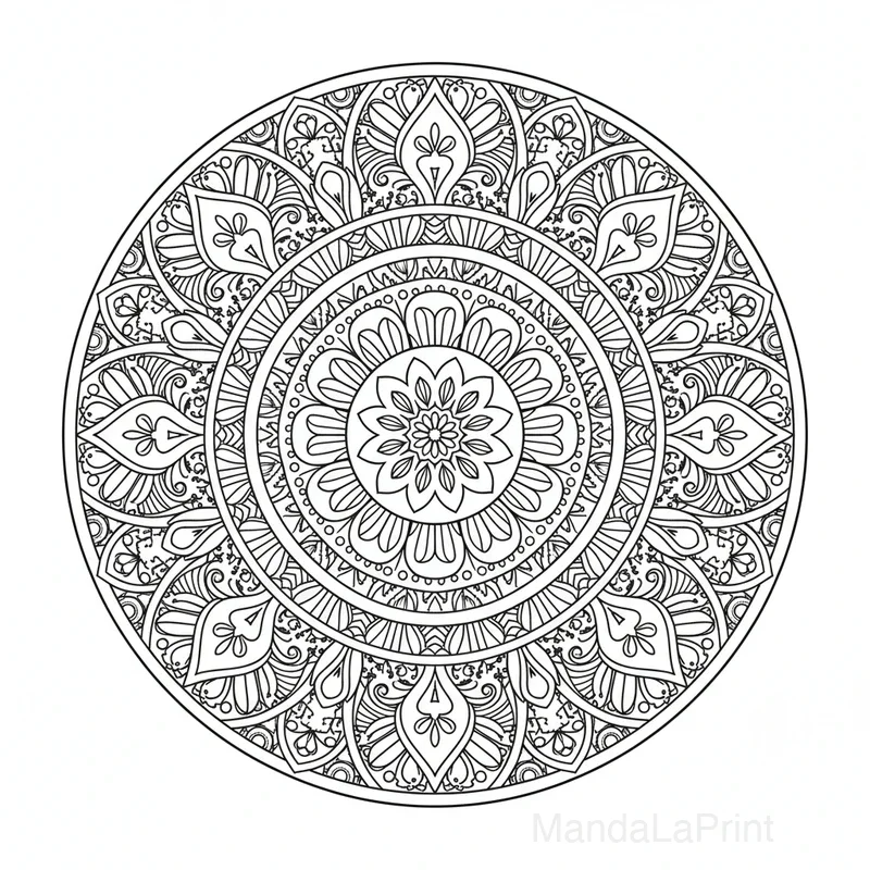 Unique Créatif Mandala #1